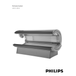 Philips Full-body solarium HB594/01 Gebruiksaanwijzing