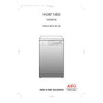 Aeg F54850S User Manual