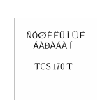 ZANUSSI TC180 User Manual