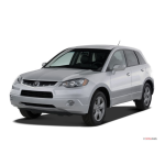 Acura RDX 2007 Owner's Manual