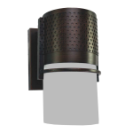 HomeSelects 6710 1-Light Gun Metal LED Outdoor Wall Lantern Sconce Installation Guide