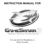 Saitek GameShark2 Instruction Manual