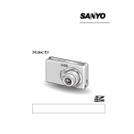 Sanyo VPC-E7EX Instruction manual