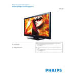 Philips 39PFL1707/F4 Televisor LCD serie 1000 Hoja de datos del producto