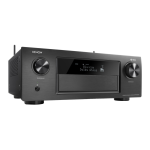 Denon AVR-X4400H 9.2-channel home theater receiver Guía del usuario