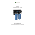 Selecto SP20-1RC SuperPlus 20 in. Single Canister Replacement Water Filtration Cartridge Use and Care Manual