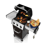 Broil King 834257 Monarch 320 Stainless Steel/Black 3-Burner Natural Gas Grill Owner's Manual