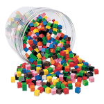 Learning Resources Interlocking Centimeter Cubes (Set of 1000) Guide