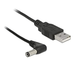 DeLOCK 85588 USB Power Cable to DC 5.5 x 2.5 mm male 90&deg; 1.5 m list