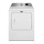Maytag MED6200KW 29 Inch Electric Dryer Mode d'emploi