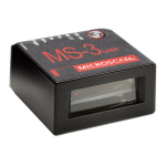 Omron MS-3 Laser Scanner User manual