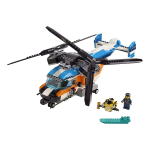 LEGO 31096 Twin-Rotor Helicopter Building Instruction