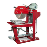 MK Diamond Products Hatachi Cutoff Saw User manual