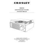 TIMSEN INTERNATIONAL 2ACX8CR6023A Turntable User Manual