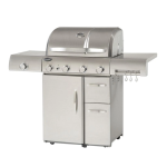 Aussie 6480-DS Deluxe 4-Burner Propane Gas Grill Use Manual