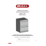 Bull Rf40d Refrigerator Manual Operating Instructions