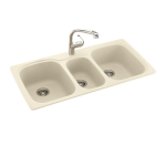Swan QZ01816DM.170 Drop-In/Undermount Granite 18 in. 0-Hole Single Bowl Bar Sink installation Guide
