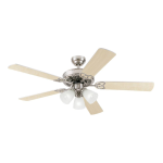 Westinghouse 7804365 Vintage 52 in. Polished Brass Ceiling Fan Installation Guide