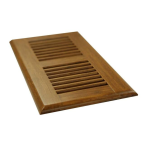 Islander SC4-10C Carbonized 4 in. x 10 in. Strand Bamboo Vent Cover Installation Guide