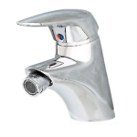 American Standard 2000011.002 Ceramix® Single Lever Handle Ceramic Bidet Faucet in Polished Chrome Installation manual