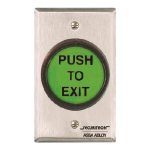 Securitron PB5 Push Buttons Installation Instructions