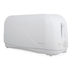 Mellerware 24440 White Cooltouch 4 Slice Toaster Manual