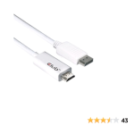 Club 3D CAC-1073 DisplayPort 1.2 Cable to HDMI 2.0 UHD 4K60Hz Active Adapter M/M 3m/9.84ft Specification