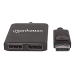 Manhattan 207768 DisplayPort to Dual DisplayPort - MST Hub Quick Instruction Guide
