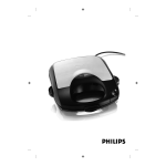 Philips Sandwich maker HD2417/90 User manual