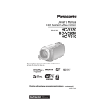 Panasonic HCV510EP Operativní instrukce