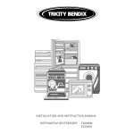 Tricity Bendix TB 58 R Installation instructions
