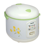 Sanyo ECJ-N100F - Electronic Rice Cooker Manuel utilisateur