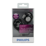 Philips SHS4700/00 Ear clip headphones Product Datasheet