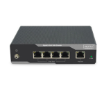 Digitus DN-95125 4 Port Gigabit Ethernet PoE+ Extender, 802.3at, 50 W Bedienungsanleitung