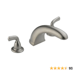 Delta BT2710-SS Classic Stainless 2-Handle Residential Deck Mount Roman Bathtub Faucet Specification sheets