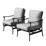 TOP HOME SPACE TP10419-G Metal Cushioned Outdoor Dining Chair User guide