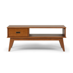 Simpli Home AXCDRP-18-TK Mid Century Entryway Storage Bench Assembly Instructions