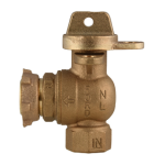 Ford Meter Box HA91-444D-NL 1 in. Meter x FIPT Brass Single Angle Check Valve Specification