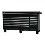 Husky 76812A24 66 in. W x 24 in. D Standard Duty 12-Drawer Mobile Workbench Tool Chest Instructions