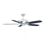Savoy House 52-831-5RV-89 Mystique 52 in. Incandescent 2-Light Indoor Ceiling Fan Owner's Manual