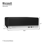 HP ProDesk 400 G5 Base Model Small Form Factor PC 사용 설명서