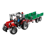 LEGO 8063 Tractor with Trailer Building Instruction