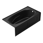Jacuzzi AMS7236ARL2XXW AMIGA Pure Air 72 in. x 36 in. Acrylic Right-Hand Drain Rectangular Alcove Air Bath Bathtub Specification