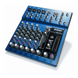 Yamaha MG8/2FX Manual de usuario | Manualzz