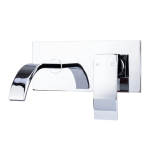 Italia 83H23-W-CHR Single-Handle Wall Mount Bathroom Faucet Specification