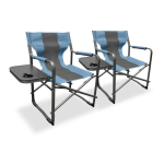Caravan Sports DFC01022 Elite Director's Teal/Gray Steel Folding Lawn Chair (2-Pack) Instructions / Assembly