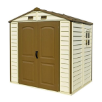 Duramax Building Products 30115 Store All 8 ft. x 6 ft. Vinyl Storage Shed Installation Guide
