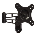 Monoprice 7844 EZ Series Full-Motion Articulating TV Wall Mount Bracket - For Flat Screen TVs 10in to 24in Max Weight 30 lbs Extension Range of 3.1in to 11.0in VESA Patterns Up to 100x100 Rotating User's manual