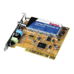 Hama 00049280 TV-PCI-Card Benutzerhandbuch