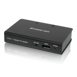 iogear GDPSP2 2-Port DisplayPort 1.2 Cinema 4K Splitter & Multi-Monitor MST Hub Quick start guide